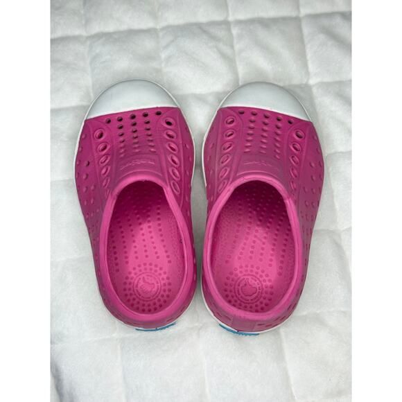 Native Jefferson Slip-Ons C5 - Hollywood Pink (Hot Pink) - Picture 6 of 10